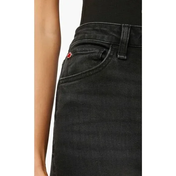 Hudson Black Heidi Rogue High-Rise Flare Nebula Jeans Size 26 - Picture 4 of 16